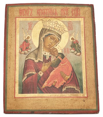 Lot 228 - Russian Icon of the Mother of God of the...