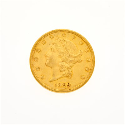 Lot 23 - United States 1899-S $20 Liberty Head...