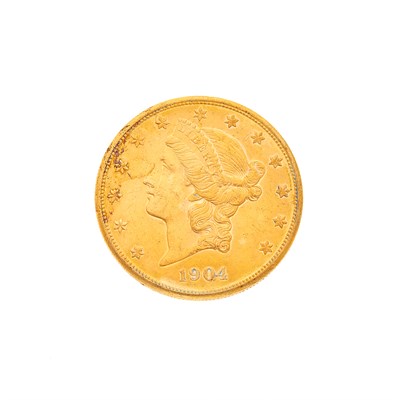 Lot 24 - United States 1904-S $20 Liberty Head Lovely...