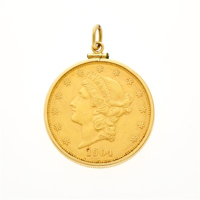 Lot 31 - United States 1904 $20 Liberty Head A very...