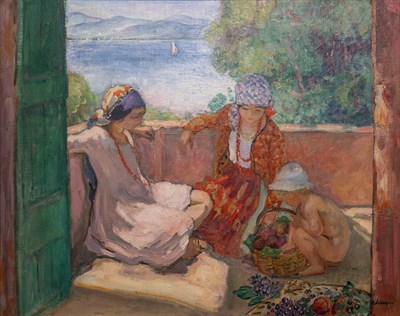 Lot 1022 - Henri Baptiste Lebasque French, 1865-1937...