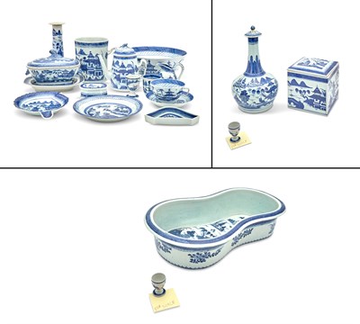 Lot 308 - An Exceptionally Large Collection of Blue and...