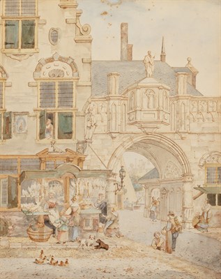 Lot 50 - Jan Hendrik Verheijen Dutch, 1778-1846 Village...