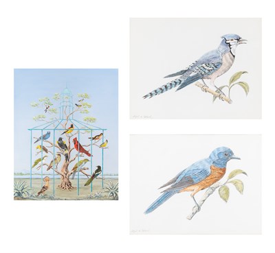 Lot 15 - Alfred de Cabrol French, b. 1918 (i) Blue Jay...