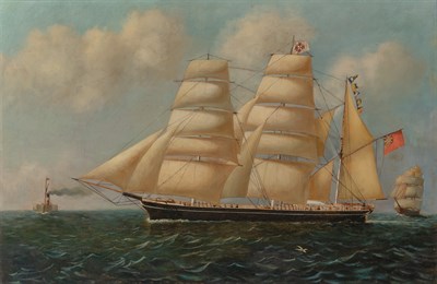 Lot 58 - British School 19th Century The Barque Jacques...