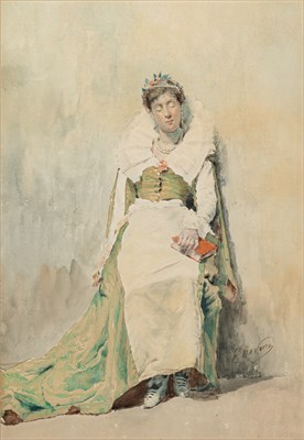 Lot 69 - Edoardo Navone Italian, 1844-1912 Meditation...