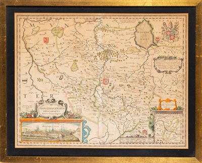 Lot 65 - [MAPS--EUROPE] Group of four framed maps. Four...