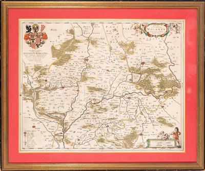 Lot 65 - [MAPS--EUROPE] Group of four framed maps. Four...