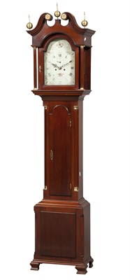 Lot 338 - Federal Style Brass Mounted Mahogany Tall Case...