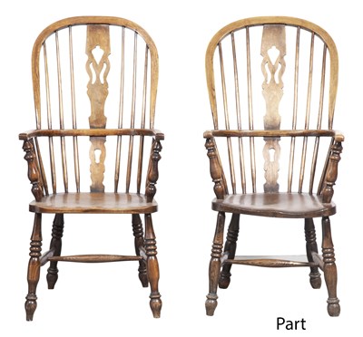 Lot 241 - Set of Six Provincial English Style Oak...