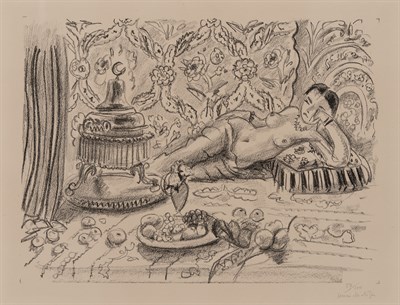 Lot 116 - Henri Matisse (1869-1954) ODALISQUE, BRASERO...