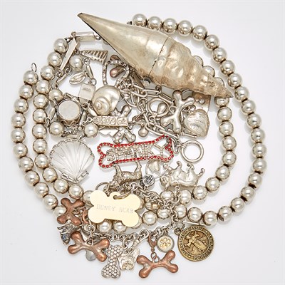 Lot 285 - Group of Silver and Costume Jewelry