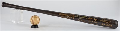 Lot 111 - 1940's NY Yankees Baseball Commemorative Bat...