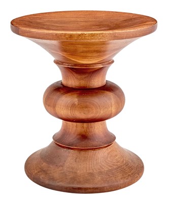 Lot 225 - Charles and Ray Eames Walnut Time Life Stool...