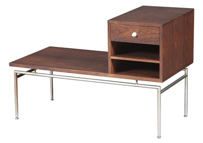 Lot 241 - Danish Rosewood and Metal Side Table 1960s...