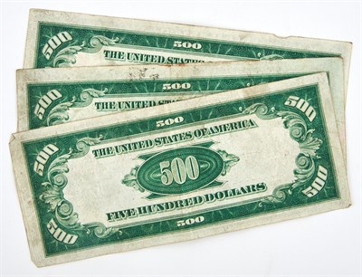 Lot 97 - United States 1934 Five Hundred Dollar Small...
