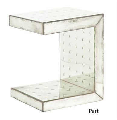 Lot 393 - Pair of Hollywood Regency Mirrored Cantilever...