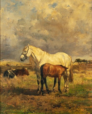 Lot 118 - Alfred Jacques Verwee Belgian, 1838-1895...