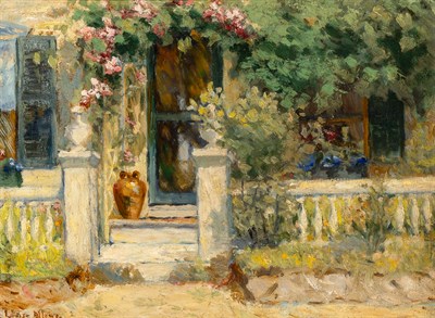 Lot 3 - Louise Allaire American, 20th century Trellis...