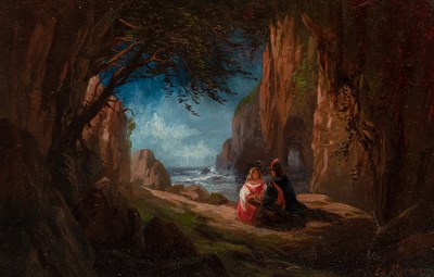 Lot 1016 - Edward Moran American, 1829-1901 A Scene from '...