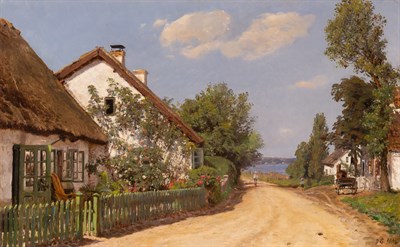 Lot 24 - European School Early 20th century Village...