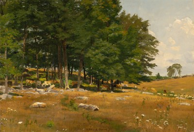 Lot 87 - Bruce Crane American, 1857-1937 Languid Summer...