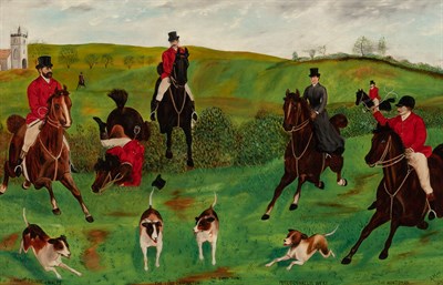 Lot 13 - British School 20th Century The Quorn Hunt,...