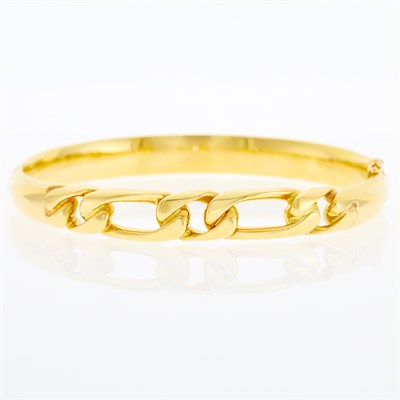 Lot 154 - Gold Bangle Bracelet