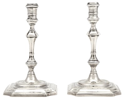 Lot 202 - Pair of George II Style Sterling Silver...