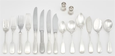 Lot 1121 - Gorham Sterling Silver Fiddle Pattern Flatware...