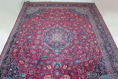 Lot 429 - Kashan Carpet Central Iran, mid-20th century...