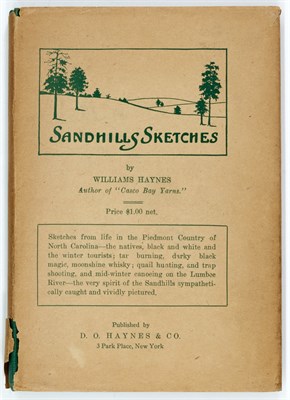 Lot 394 - [NORTH CAROLINA] HAYNES, WILLIAM. Sandhills...