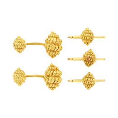 Lot 81 - Emis Gold Shell Dress Set