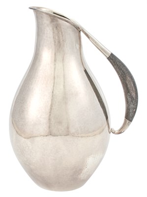 Lot 195 - Georg Jensen Sterling Silver Water Pitcher...