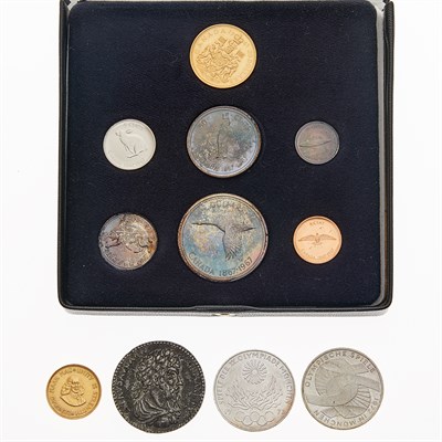 Lot 83 - Group of Coins and Stamps Miscellaneous lot...