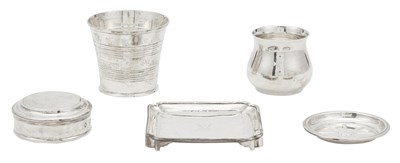 Lot 193 - Group of Silver Table Articles Comprising a...