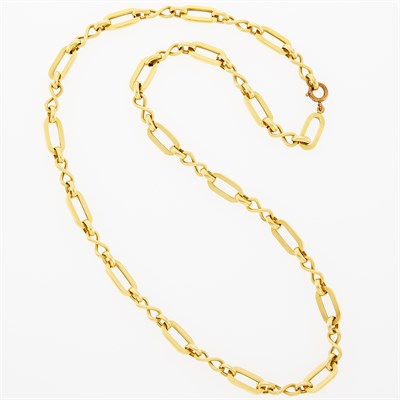 Lot 238 - Long Gold Chain Necklace