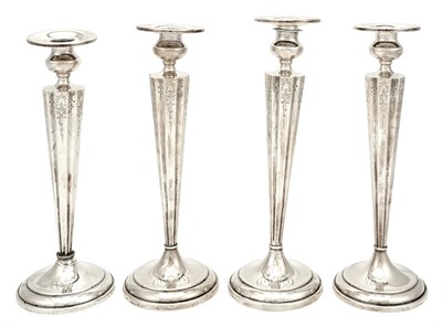 Lot 191 - Set of Four American Sterling Silver...