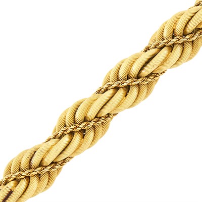Lot 157 - Tiffany & Co. Gold Twisted Bracelet