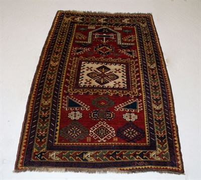 Lot 1289 - Kazak Prayer Rug Southwest Caucasus, illegibly...
