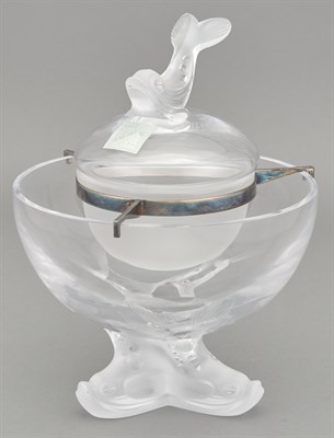 Lot 239 - Lalique Igor Caviar Bowl Height 10 inches.