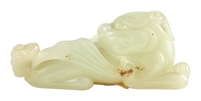 Lot 39 - A Chinese Celadon Jade Carving Ming-Qing...