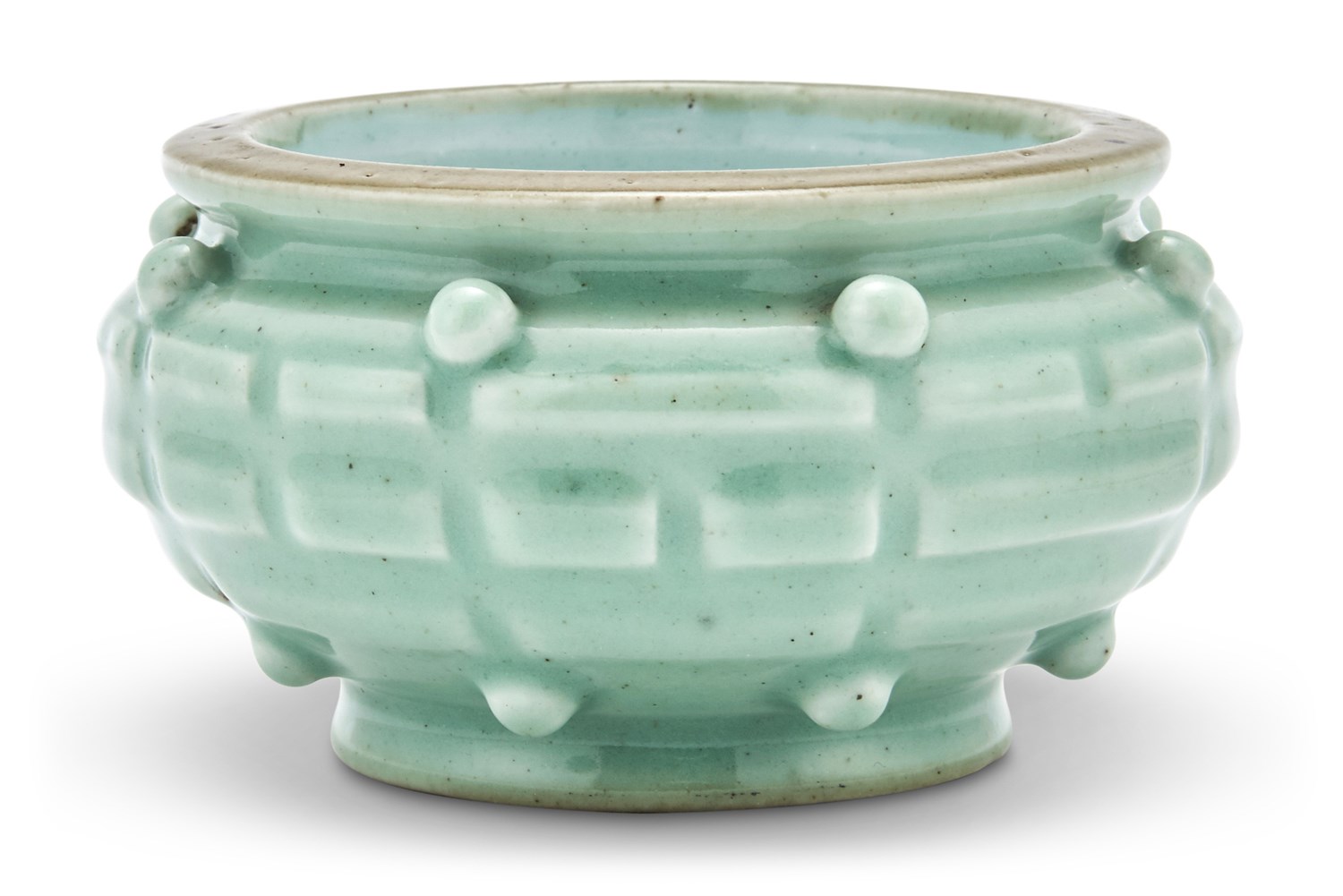 Lot 150 - A Chinese Celadon Glazed Porcelain Censer Qing...