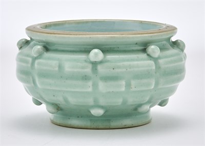 Lot 150 - A Chinese Celadon Glazed Porcelain Censer Qing...