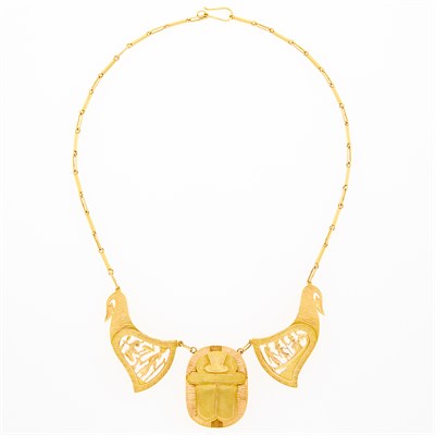 Lot 125 - Two-Color Gold Necklace