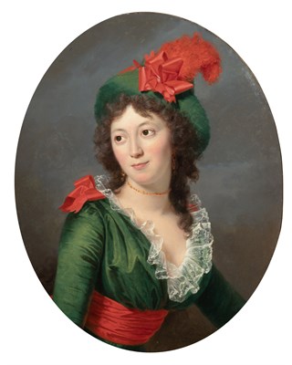 Lot 3 - Circle of Elizabeth Vigee LeBrun Portrait of a...