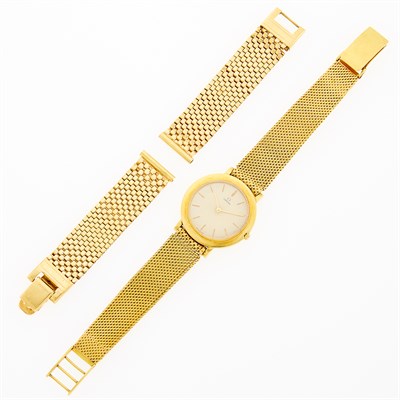 Lot 212 - Omega Gold Wristwatch and Gold Watch Bracelet