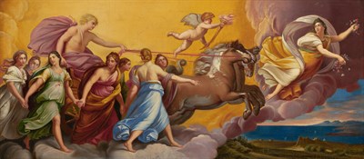 Lot 16 - After Guido Reni Aurora Oil on canvas 13 3/8 x...