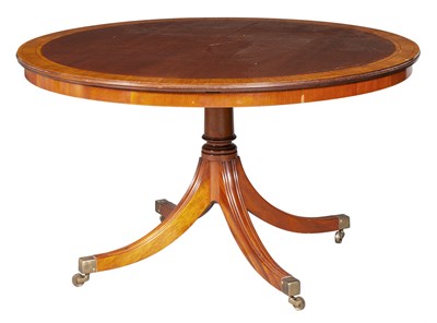 Lot 259 - Regency Style Inlaid Mahogany and Satinwood...