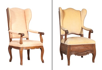 Lot 115 - Two Similar Louis XV Provincial Walnut...